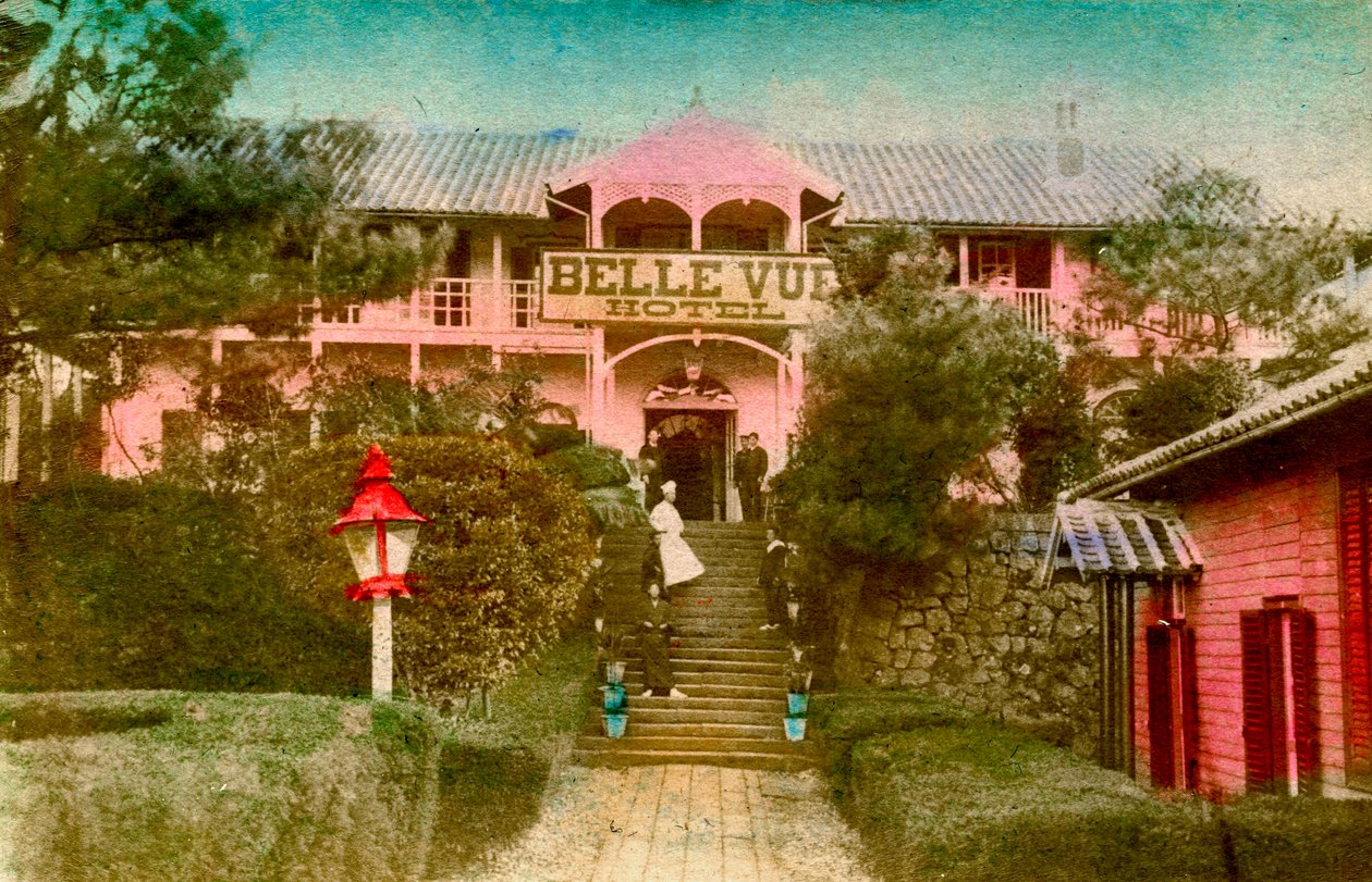 Belle Vue Hotel, Nagasaki, Japan, før 1920 av Unbekannt