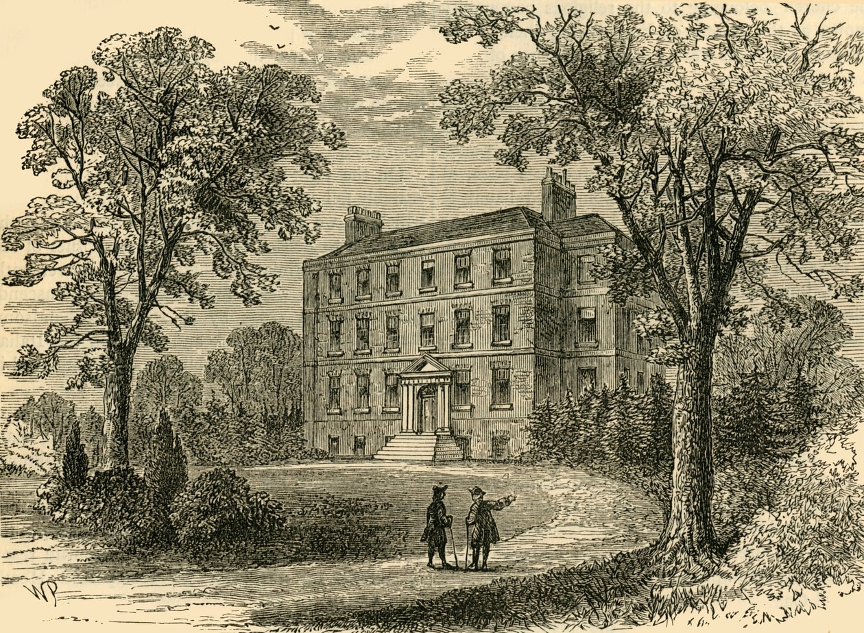 Belsize-huset i 1800, c1876. av Unbekannt