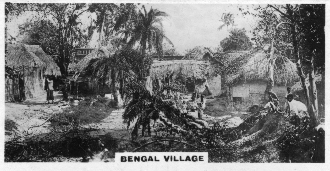 Landsbyen Bengal, Calcutta, India, c1925 av Unbekannt