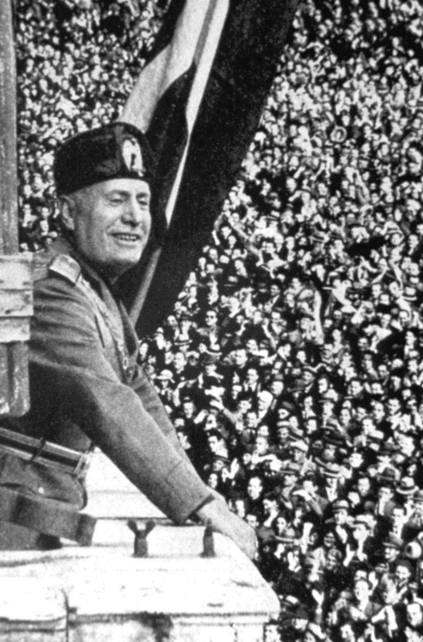 Benito Mussolini 1883-1945, italiensk fascistisk diktator av Unbekannt