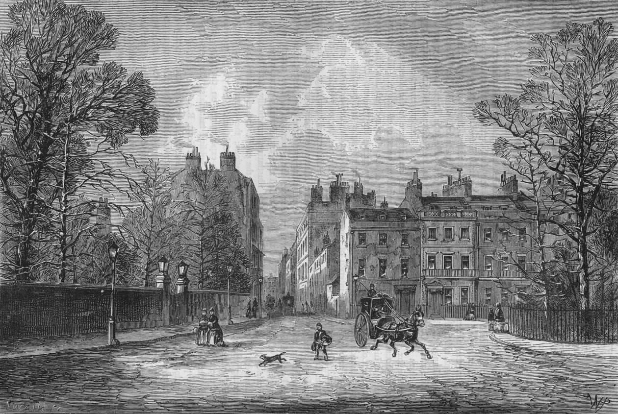 Berkeley Square, Westminster, London, c1850 1878 av Unbekannt
