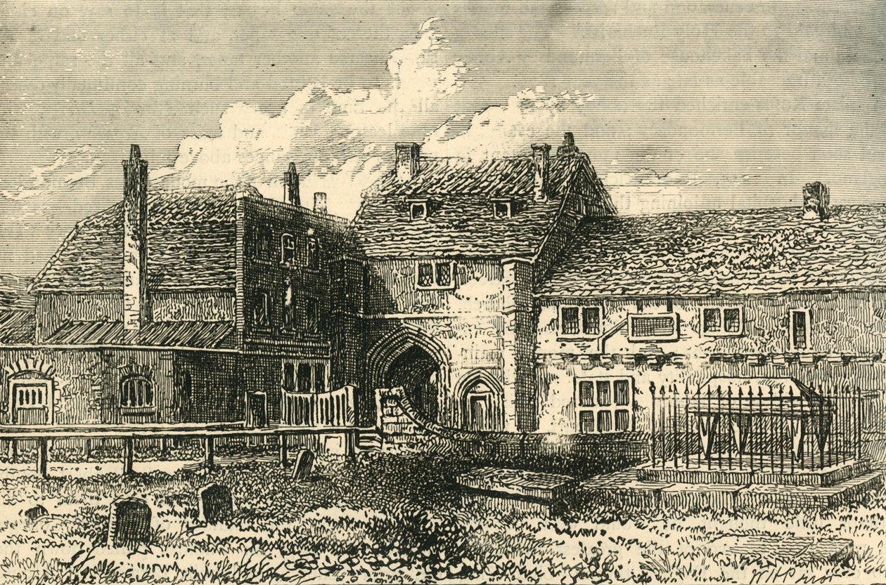 Bermondsey Abbey, 1790, c1878. av Unbekannt
