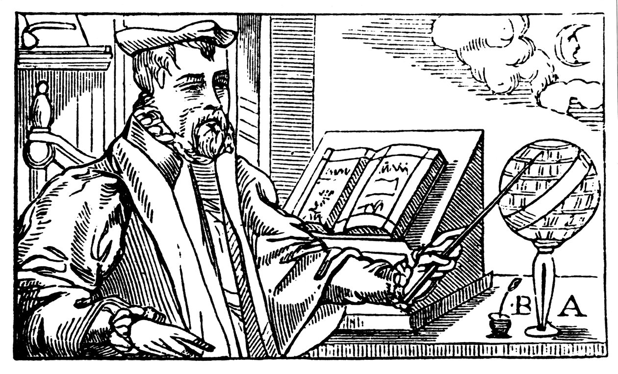 Bernard Abattia , fransk astrolog fra 1500-tallet, 1572 av Unbekannt