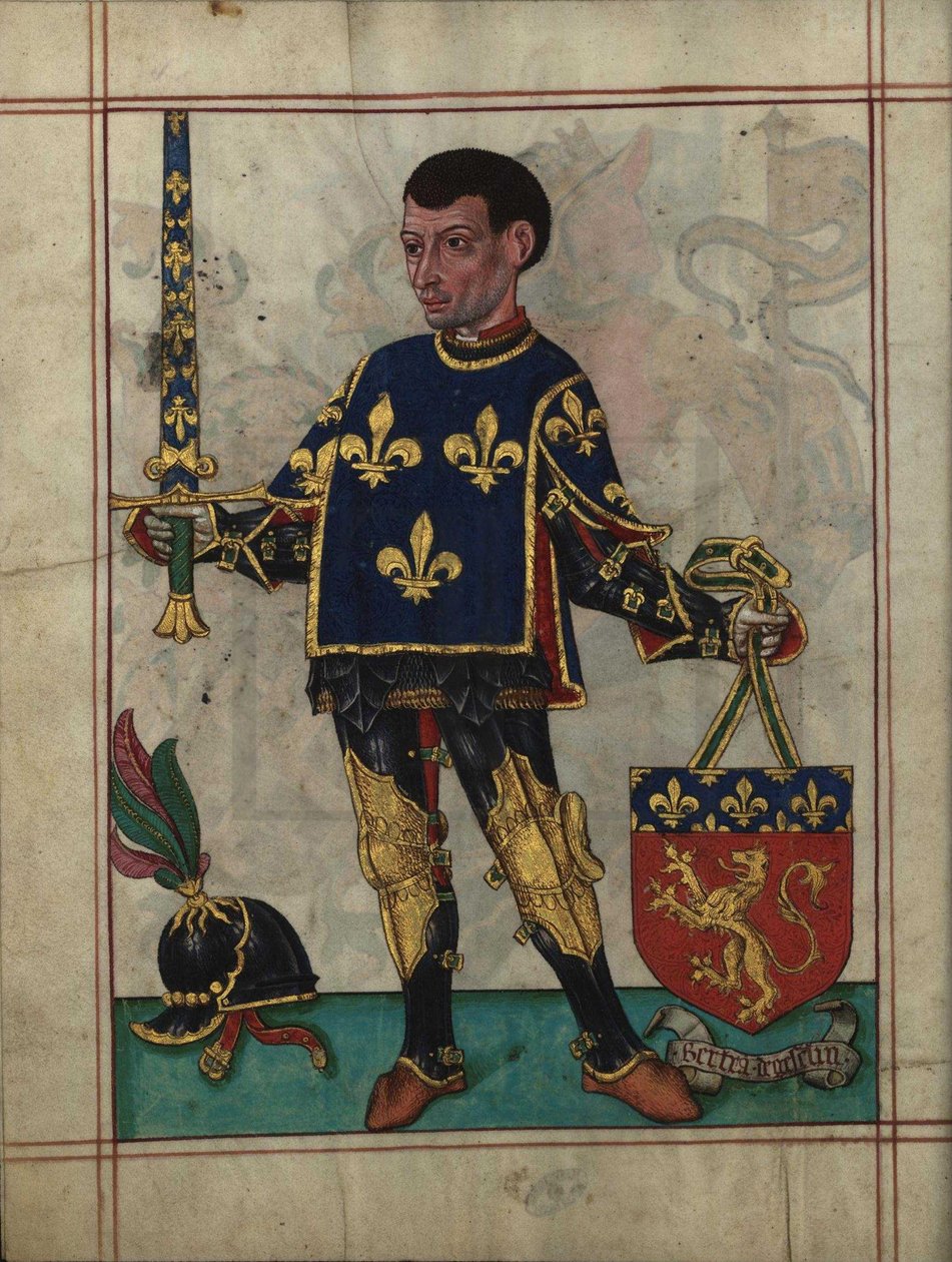Bertrand du Guesclin fra Livro do Ameiro-Mor, 1509 av Unbekannt