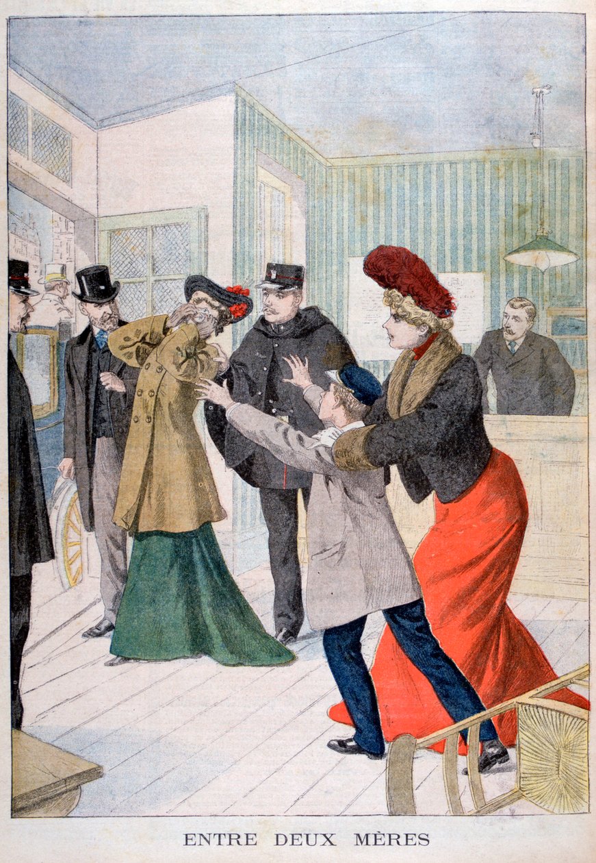 Mellom to mødre, 1902 av Unbekannt