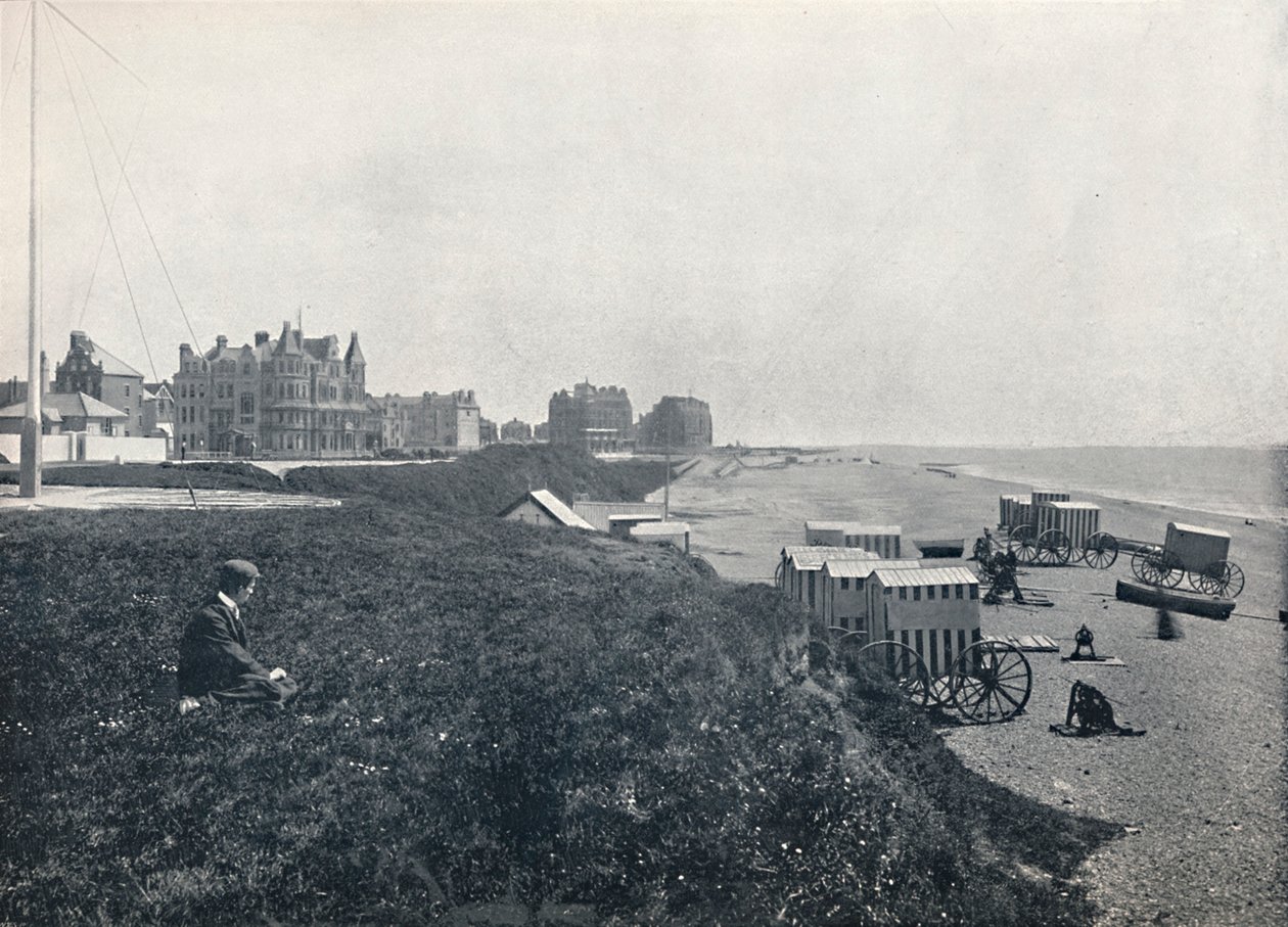 Bexhill - The Hotels and the Beach, 1895 av Unbekannt
