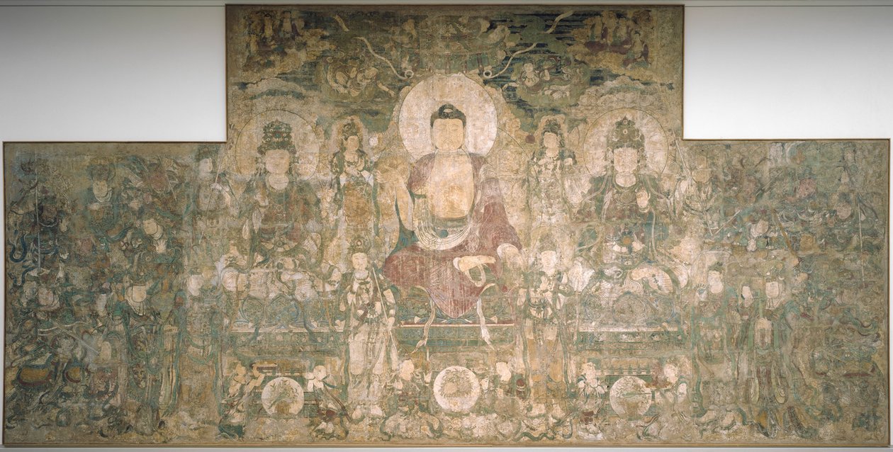 Bhaisajyaguru, The Buddha of Healing and Medicine, fra 1319 av Unbekannt