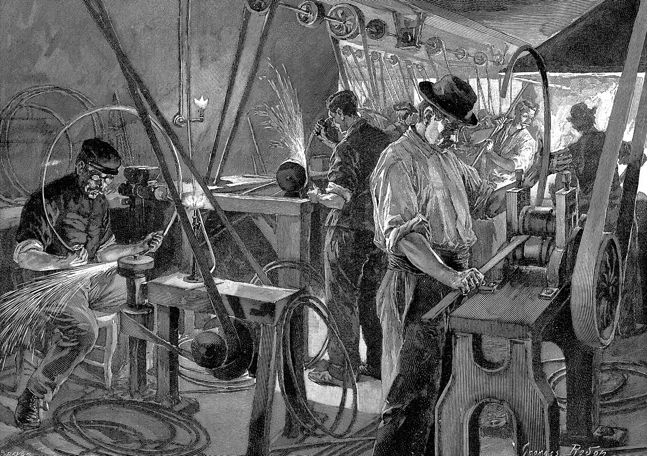 Sykkelproduksjon, Frankrike, 1896 av Unbekannt