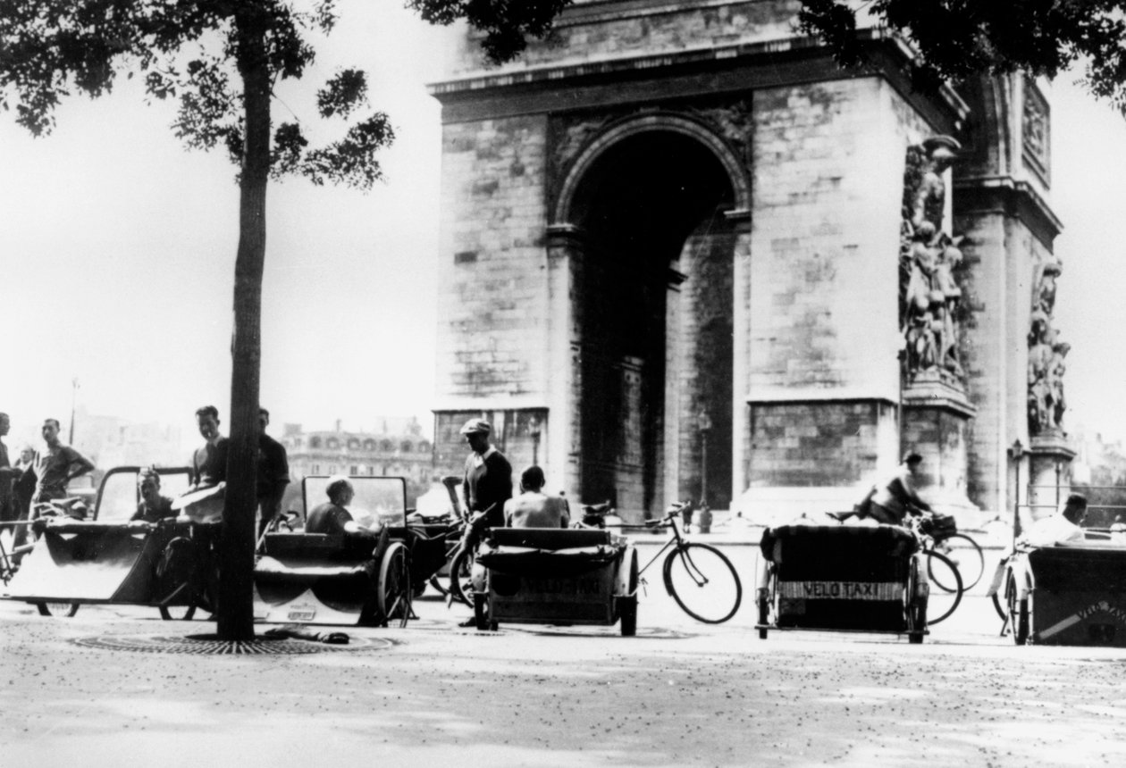 Sykkeltaxier på Place d