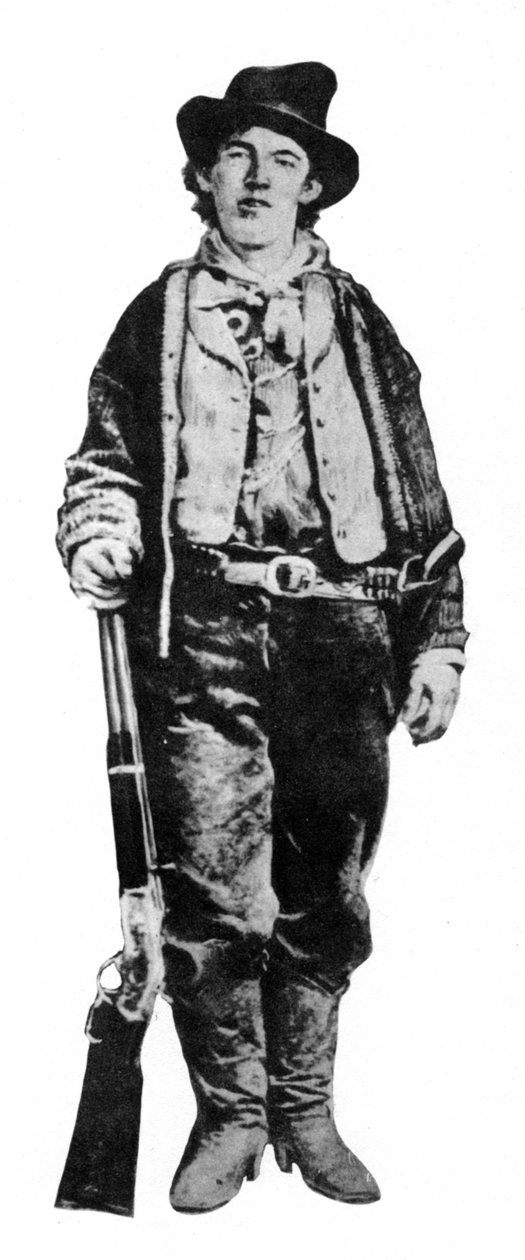 Billy the Kid , amerikansk våpenmann og fredløs, c1877-1881 1954 av Unbekannt