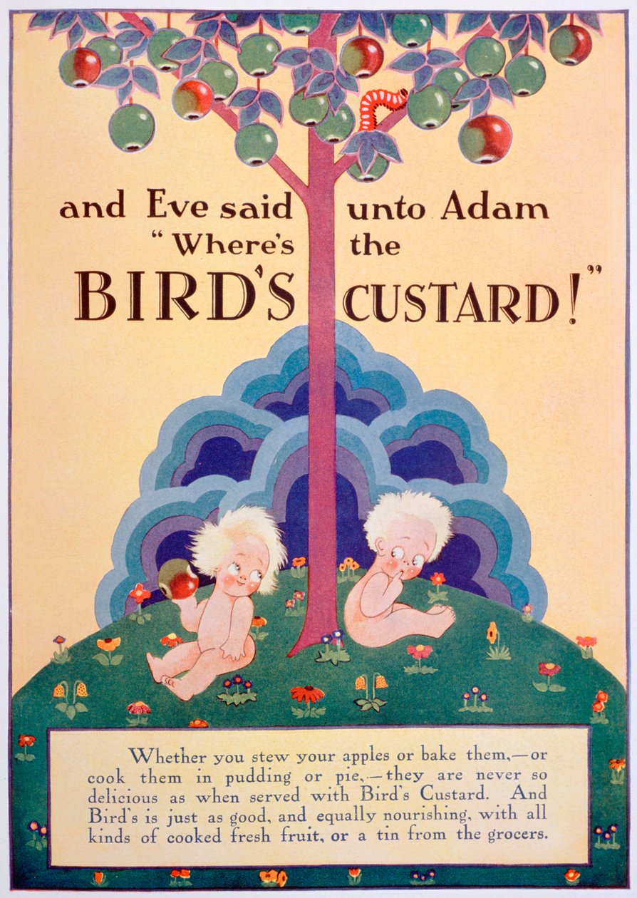 Birds Custard-annonse, 1928 av Unbekannt