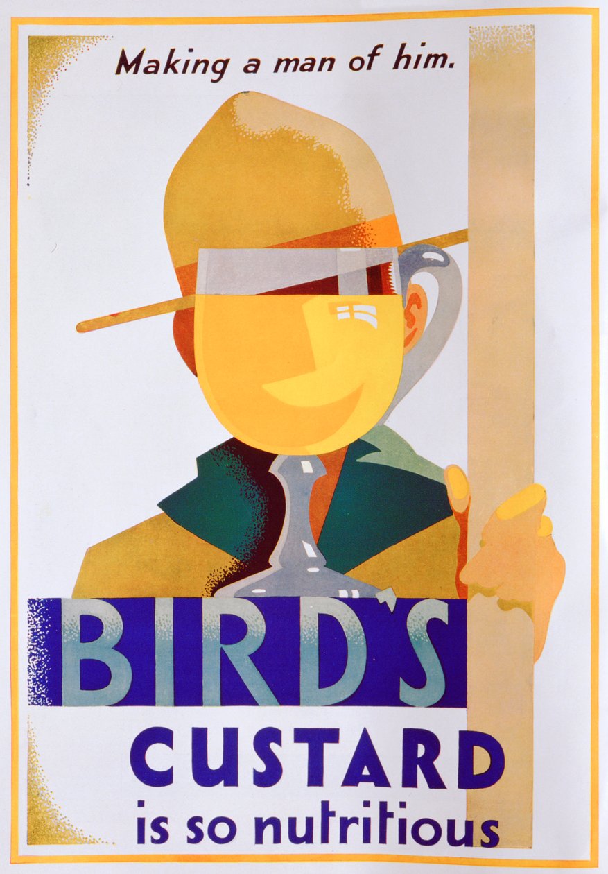 Birds Custard-annonse, 1930 av Unbekannt