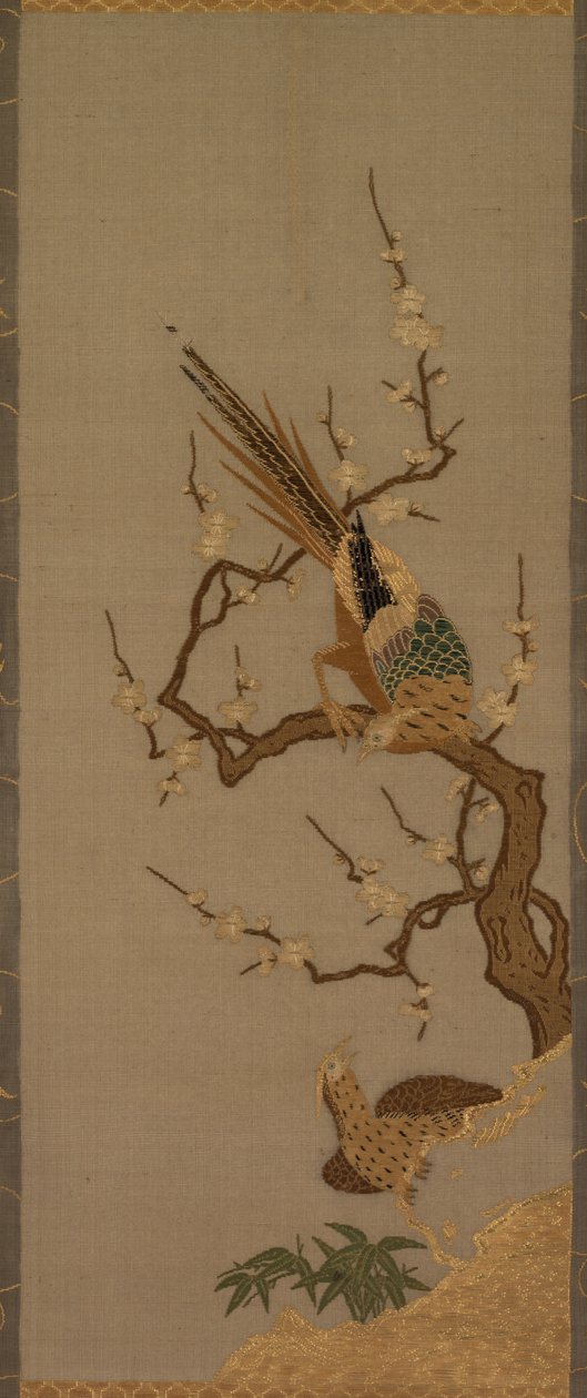 Fugler i et tre, 1700-1800-tallet. av Unbekannt