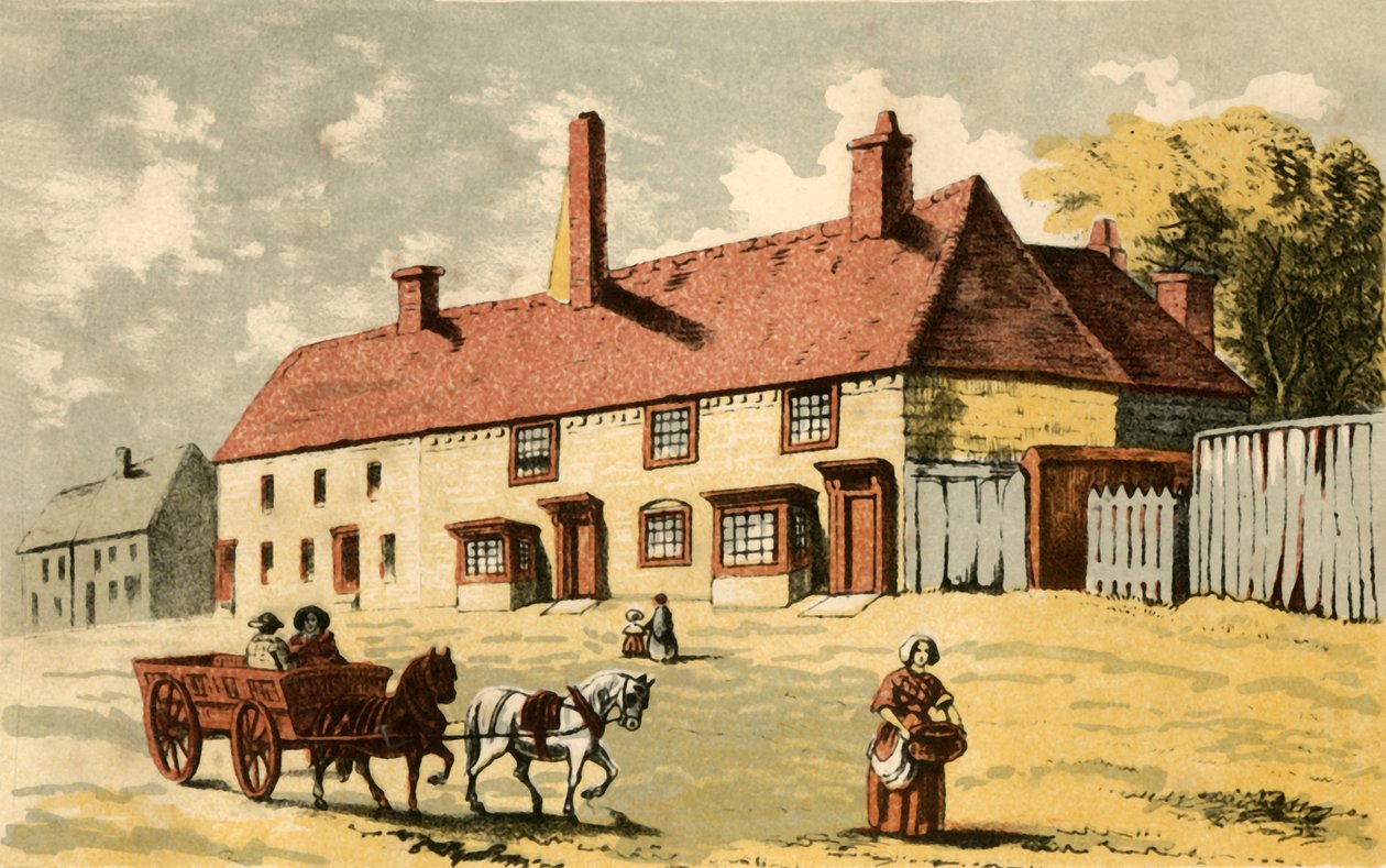 Fødested til pastor C.H. Spurgeon, Kelvedon, Essex, midten av slutten av 1800-tallet. av Unbekannt