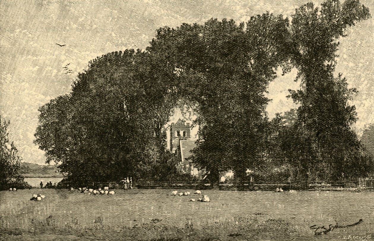 Bisham kirke, 1898. av Unbekannt