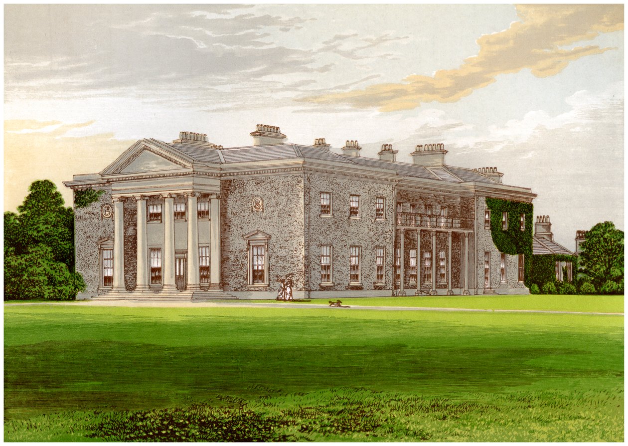 Bishopscourt, County Kildare, Irland, hjemmet til jarlen av Clonmel, c1880 av Unbekannt