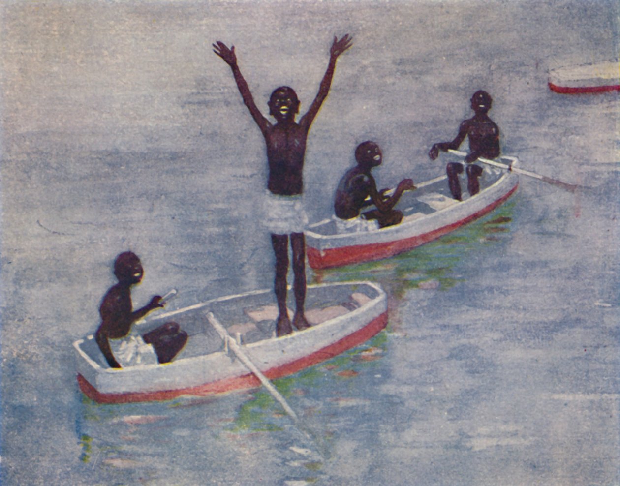 Black Boys på Barbados, 1924 av Unbekannt