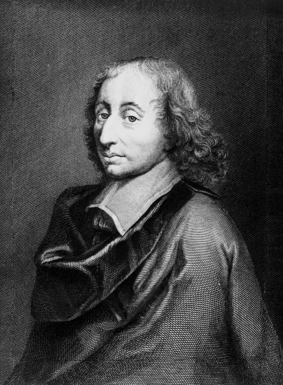 Blaise Pascal , fransk matematiker, fysiker og filosof, ca 1650 av Unbekannt