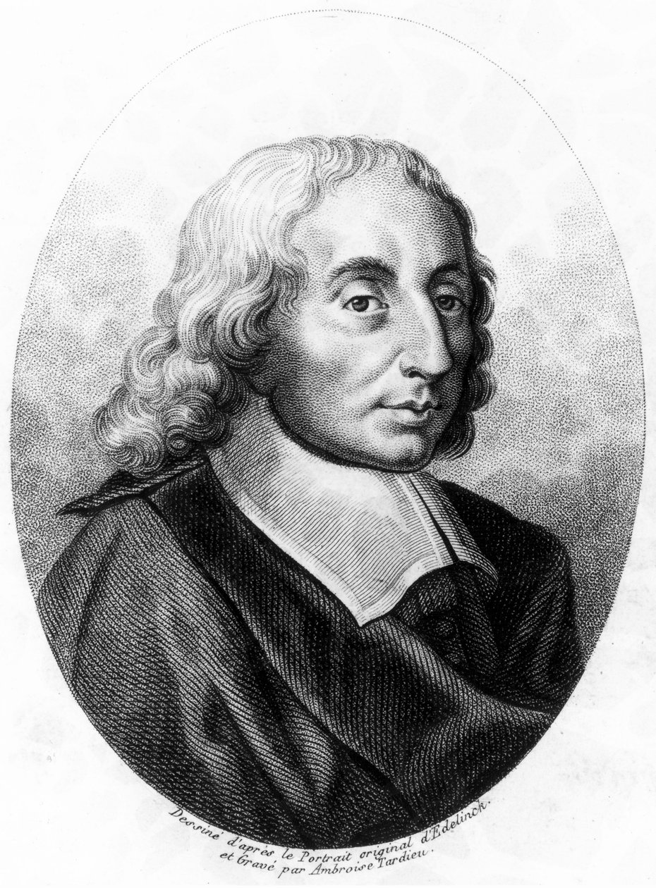 Blaise Pascal , fransk matematiker, fysiker og filosof, ca 1660 av Unbekannt