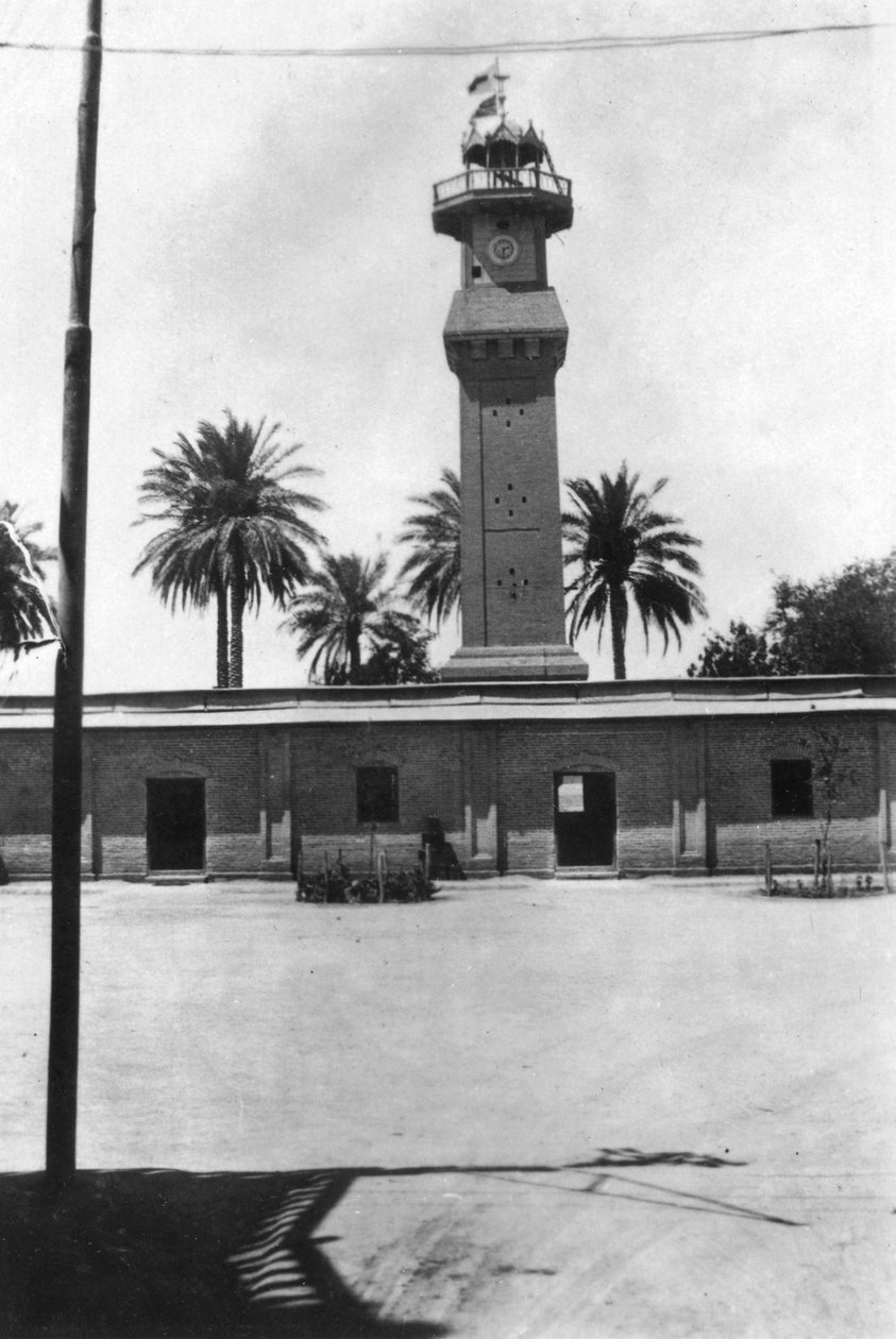Block Tower, 31st British General Hospital, Bagdad, Mesopotamia, WWI, 1918 av Unbekannt