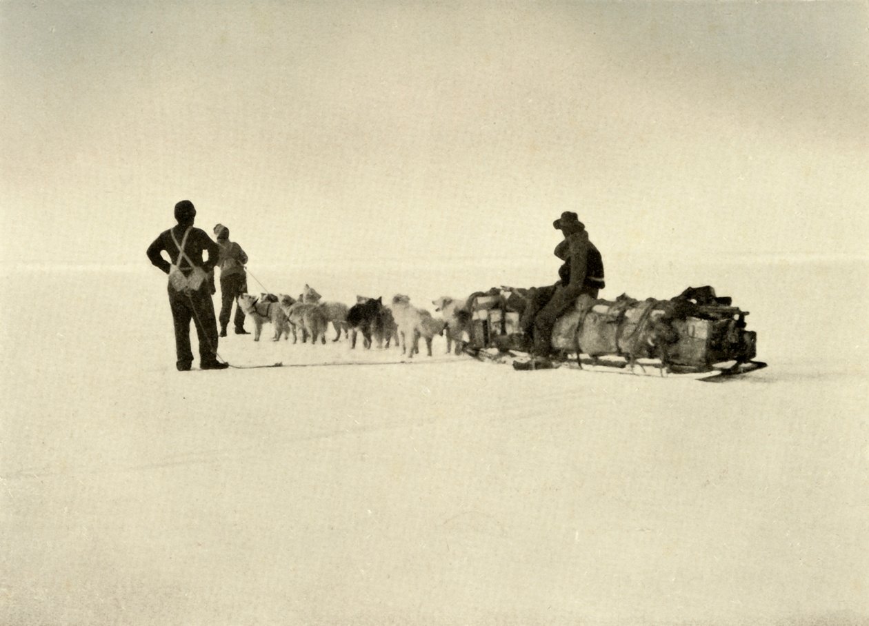 Bluff Depot Party on the Barrier, c1908, 1909. av Unbekannt