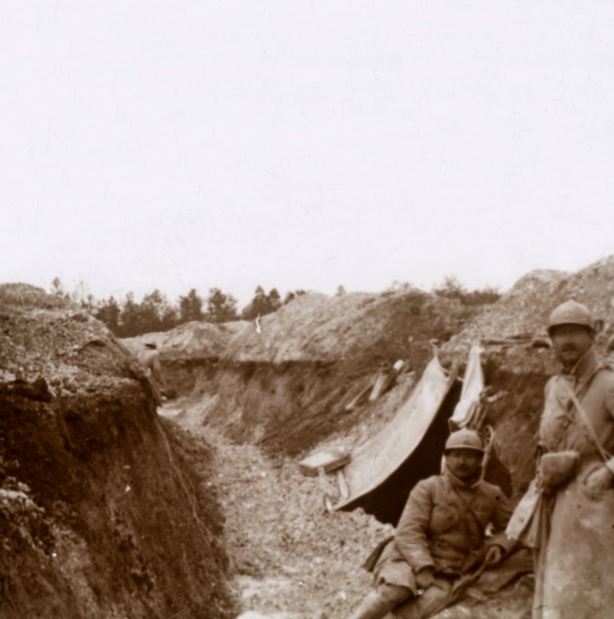 Wood Grid, Nord-Frankrike, c1914-c1918 av Unbekannt