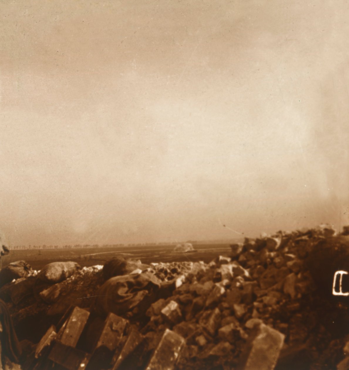 Bombardement, c1914-c1918 av Unbekannt