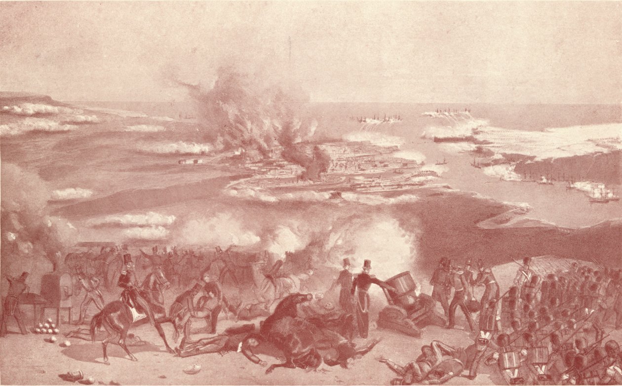 Bombardement av Sebastopol, 1854 1909 av Unbekannt