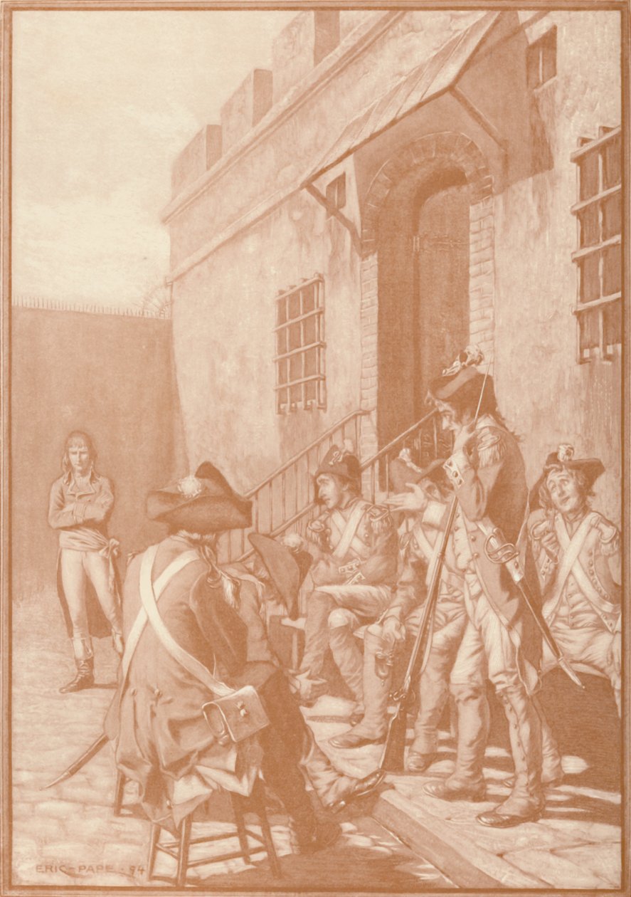 Bonaparte under arrestasjon, august, 1794, 1896 av Unbekannt