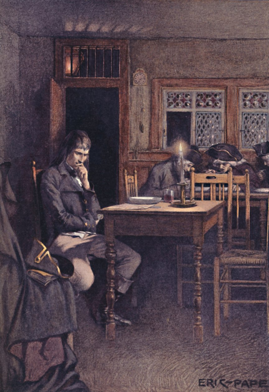 Bonaparte i 1792 som en Frequenter av en Six-Sous Restaurant i Paris, 1896 av Unbekannt