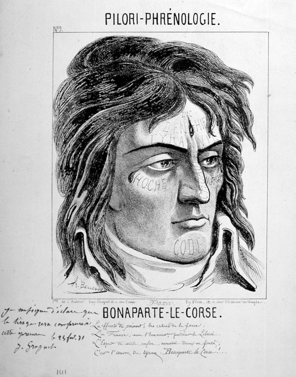 Bonaparte den korsikanske, 1871 av Unbekannt