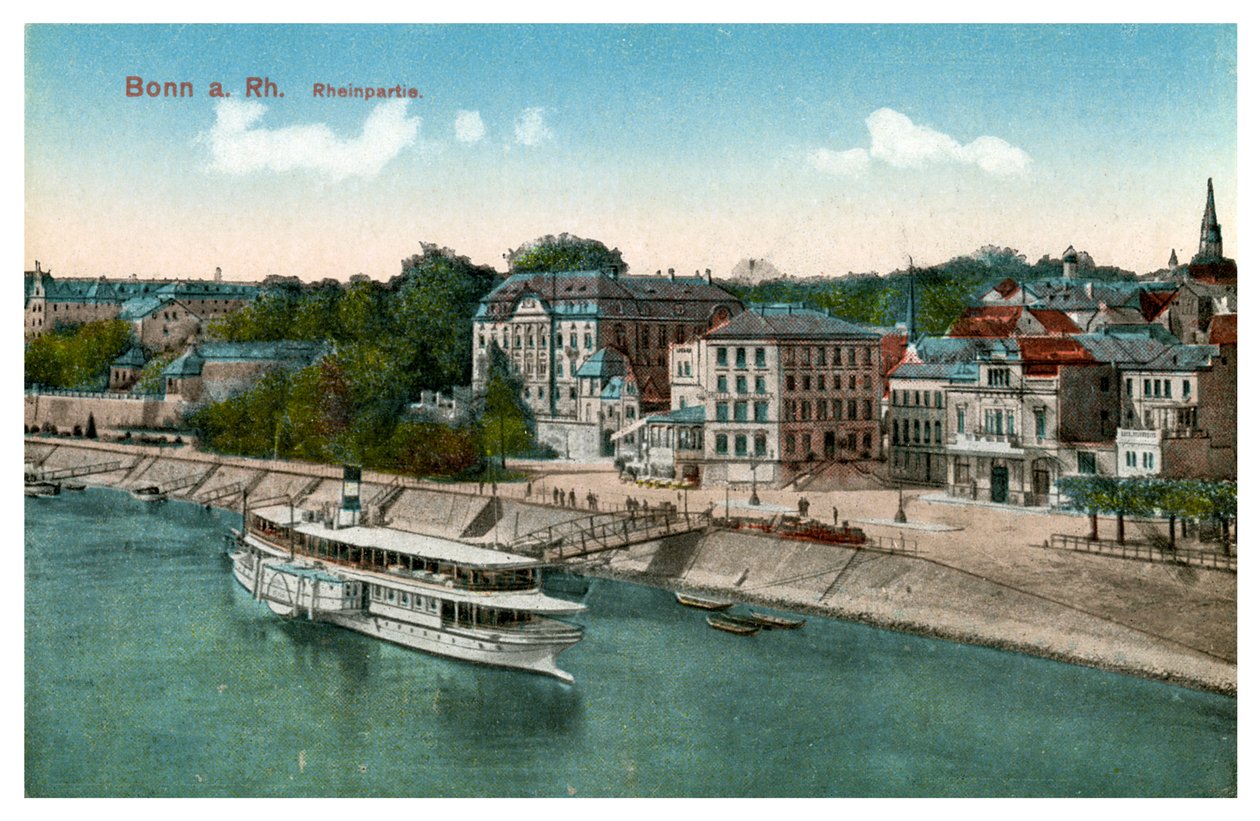 Bonn og Rhinen, 1900-tallet av Unbekannt