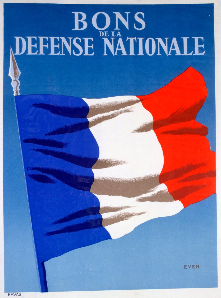 National Defense Bonds, fransk plakat, c1944 av Unbekannt