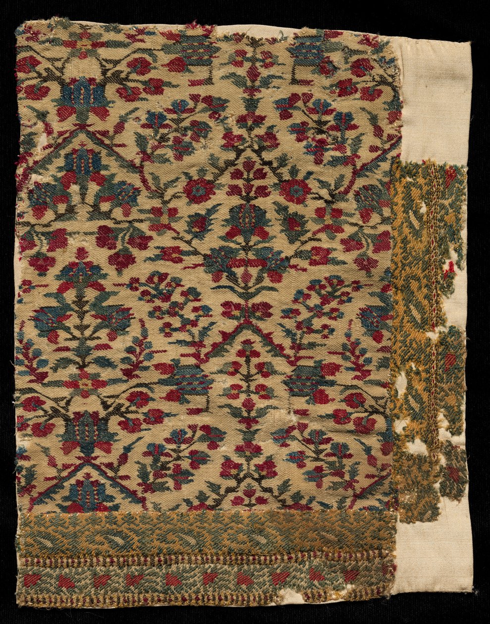 Border Fragment of a Shawl, sent 1700-tall - tidlig 1800-tall. av Unbekannt
