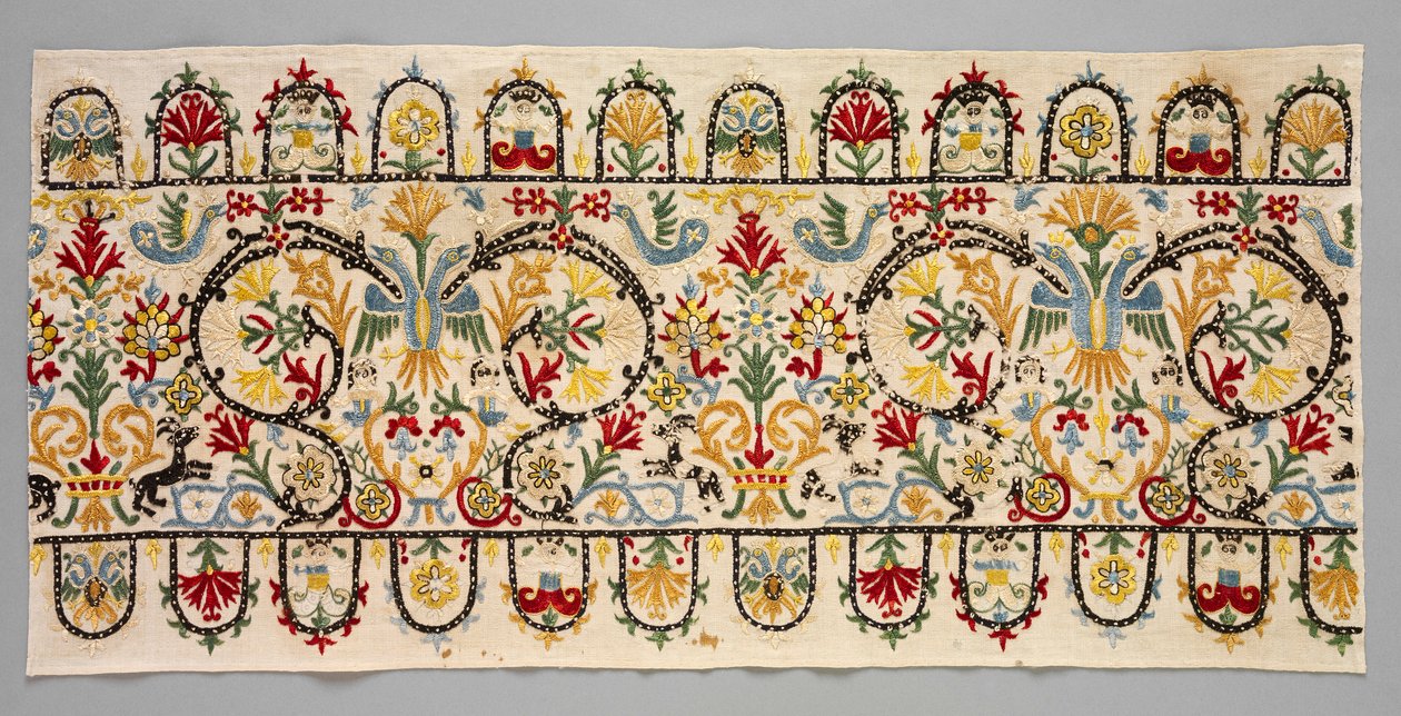 Border Strip of a Skirt, 1600-1700-tallet. av Unbekannt