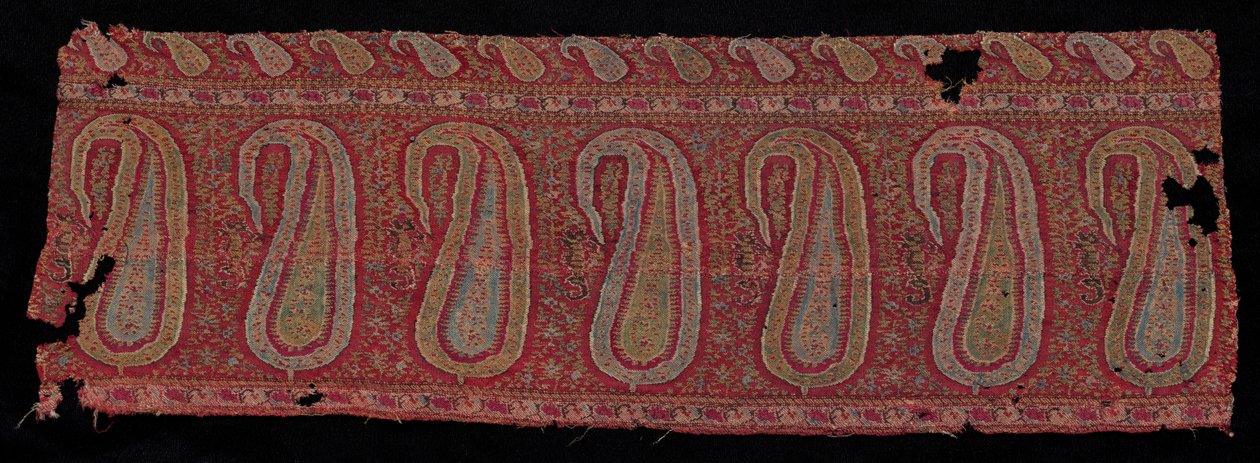 Border of a Shawl, 1800-tallet. av Unbekannt