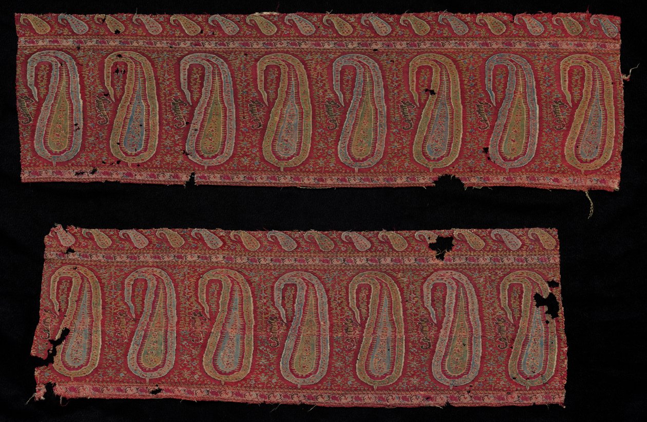 Border of a Shawl, 1800-tallet. av Unbekannt