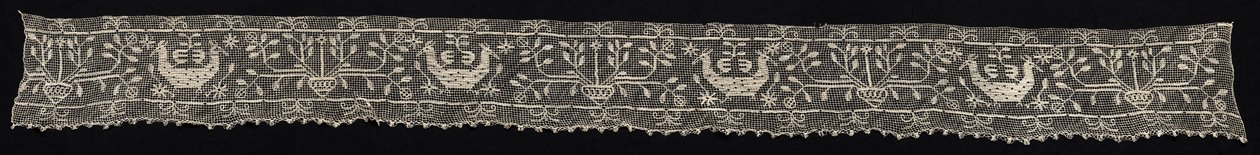 Kant med dobbelthodede fugler og vaser med vinstokker og blomster, 1800-tallet. av Unbekannt
