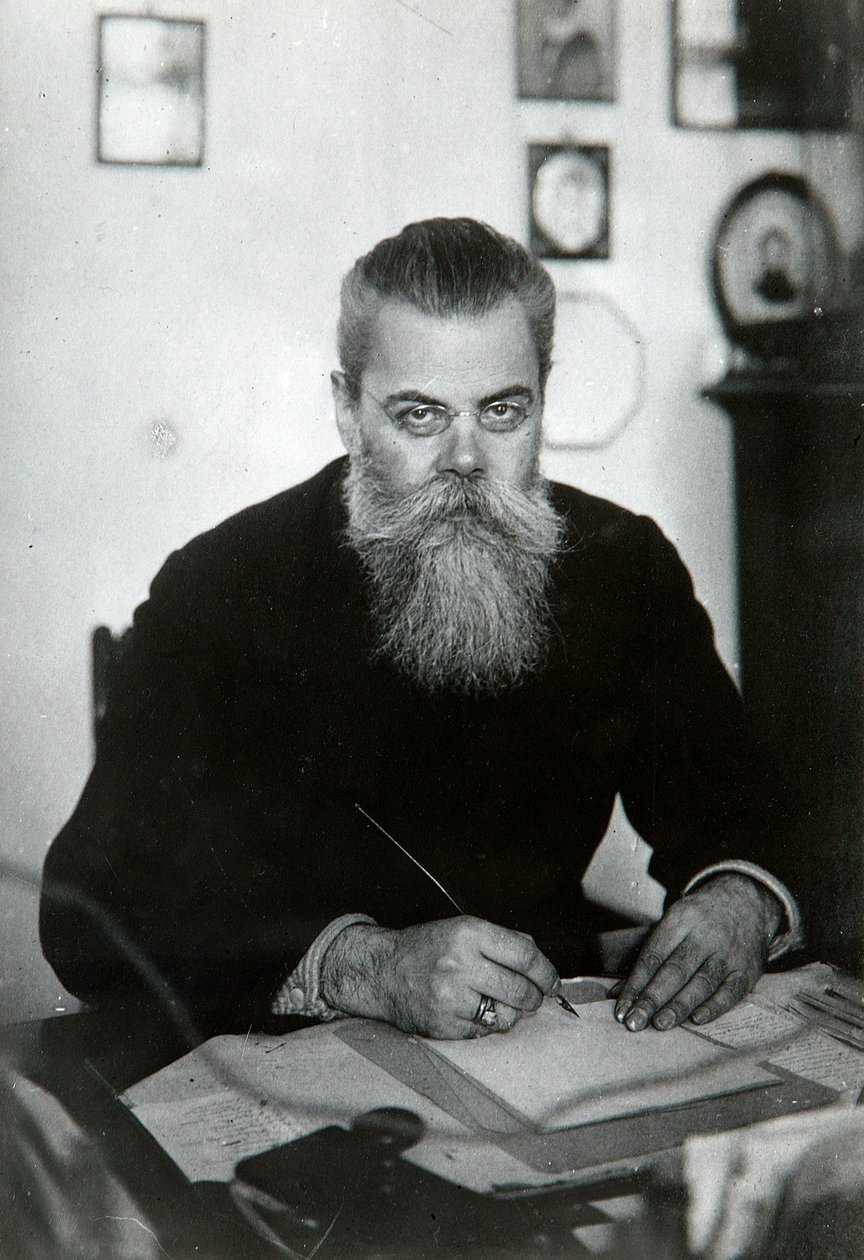 Boris Modzalevsky , russisk filolog, tidlig på 1900-tallet av Unbekannt