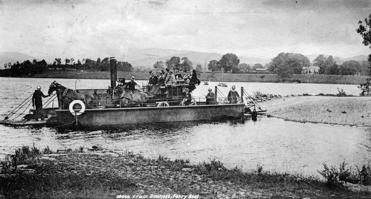 Bowness fergebåt, 1902 av Unbekannt