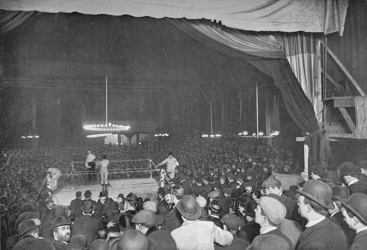 Boksing i Wonderland, London, c1903 1903 av Unbekannt