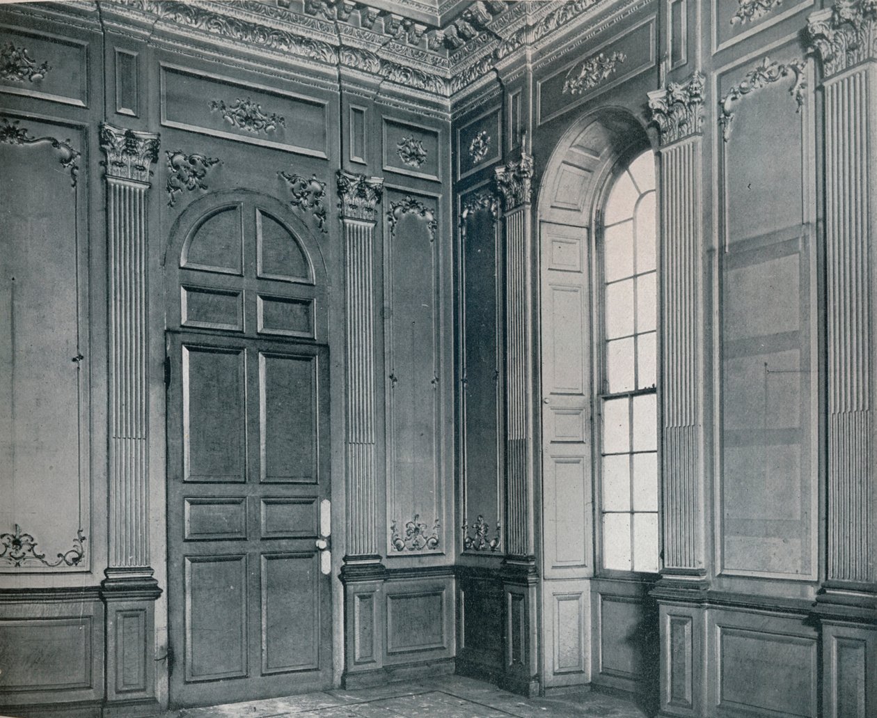 Bradmore House: Hovedrom i første etasje, 1916 av Unbekannt