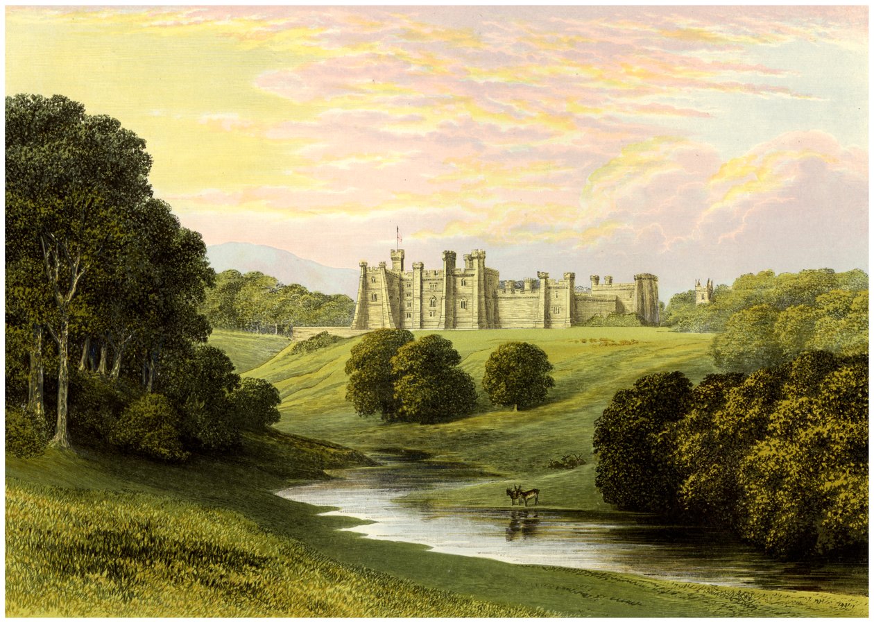 Brancepeth Castle, Lord Boyne, c1880 av Unbekannt