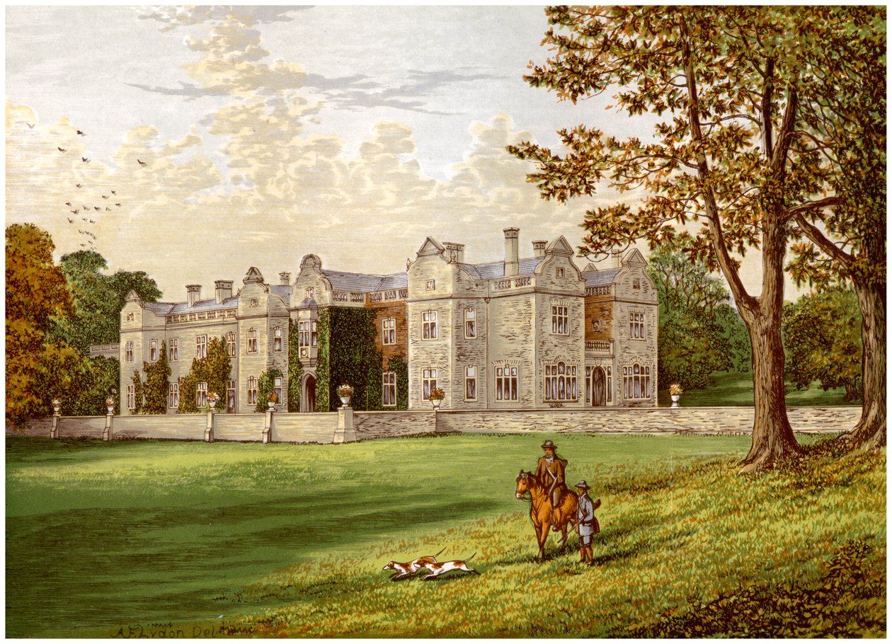 Brantingham Thorpe, Yorkshire, hjemmet til Sykes-familien, c1880 av Unbekannt