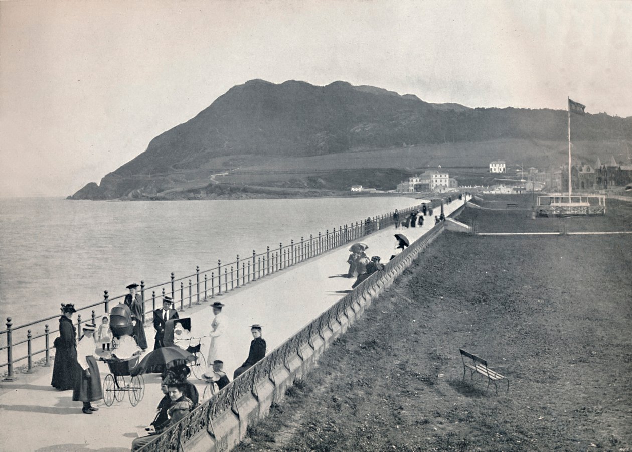 Bray - The Promenade and Bray Head, 1895 av Unbekannt