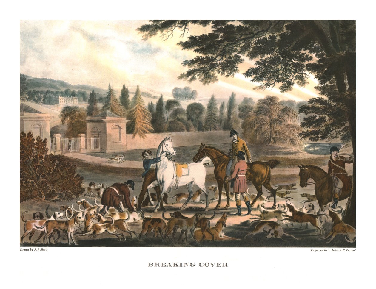 Breaking Cover, slutten av 1700-begynnelsen av 1800-tallet, ca 1955. av Unbekannt