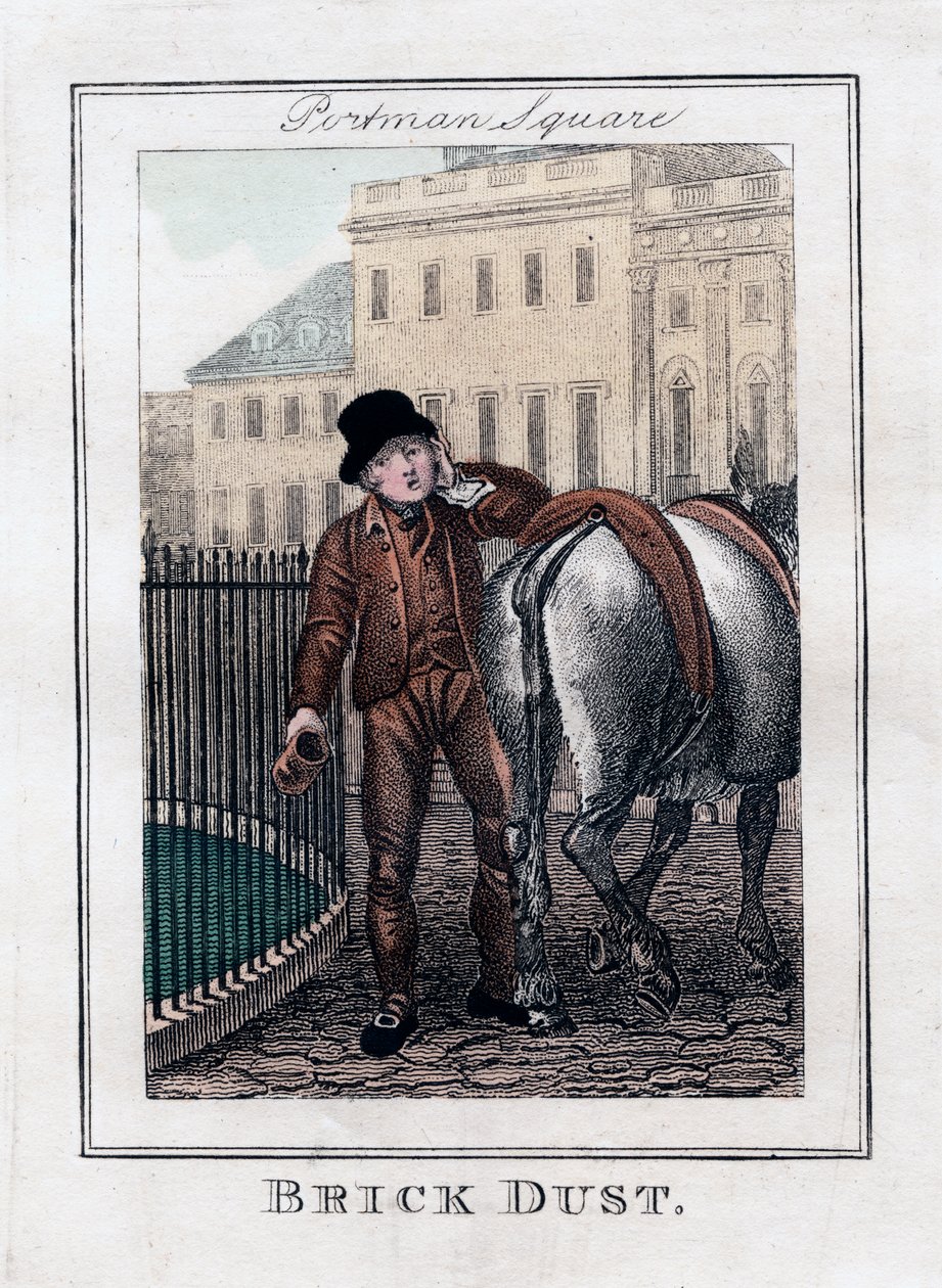 Brick Dust, Portman Square, London, 1805 av Unbekannt
