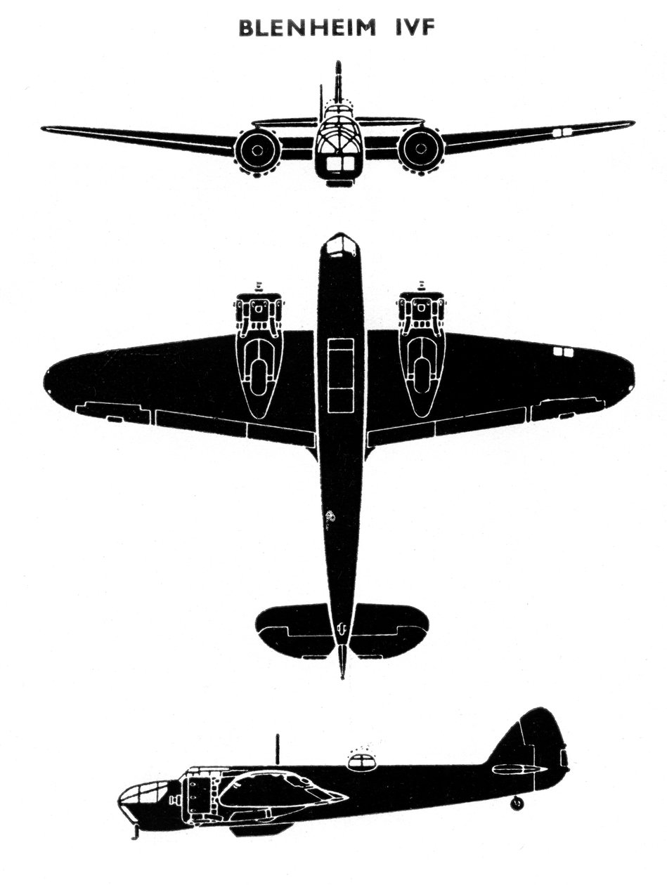Bristol Blenheim Mk IVF, 1941 av Unbekannt