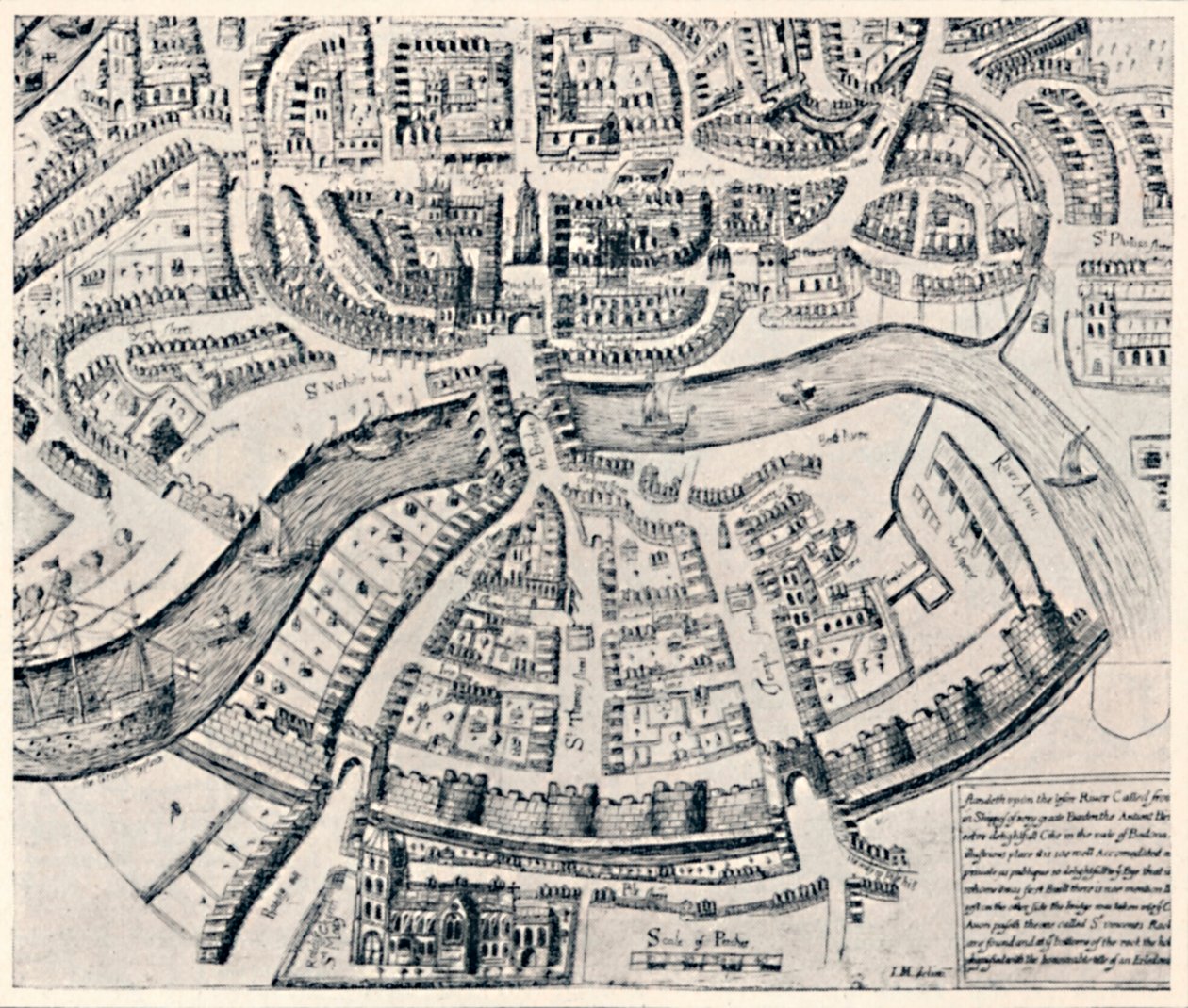 Bristol i 1670, 1670, 1903 av Unbekannt