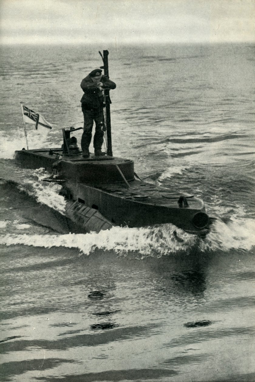 Britisk X-Craft dverg-ubåt, andre verdenskrig, 1945. av Unbekannt